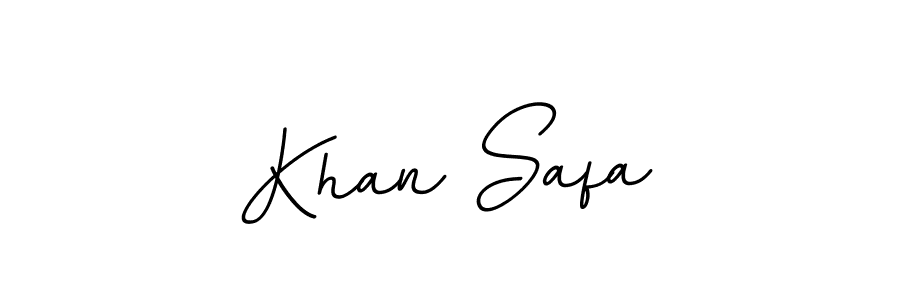 You should practise on your own different ways (BallpointsItalic-DORy9) to write your name (Khan Safa) in signature. don't let someone else do it for you. Khan Safa signature style 11 images and pictures png