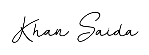 You should practise on your own different ways (BallpointsItalic-DORy9) to write your name (Khan Saida) in signature. Don't let someone else do it for you. Khan Saida signature style 11 images and pictures png