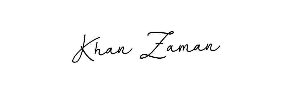 Design your own signature with our free online signature maker. With this signature software, you can create a handwritten (BallpointsItalic-DORy9) signature for name Khan Zaman. Khan Zaman signature style 11 images and pictures png
