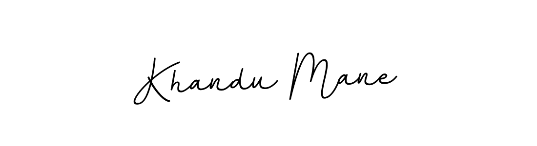 How to make Khandu Mane signature? BallpointsItalic-DORy9 is a professional autograph style. Create handwritten signature for Khandu Mane name. Khandu Mane signature style 11 images and pictures png