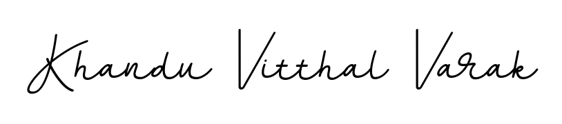 A modern signature idea for name Khandu Vitthal Varak using BallpointsItalic-DORy9 font. Clean strokes and elegant curves make it stand out instantly. Khandu Vitthal Varak signature style 11 images and pictures png