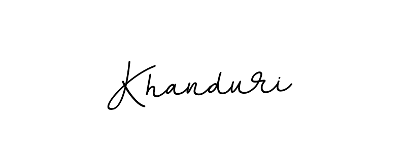How to make Khanduri signature? BallpointsItalic-DORy9 is a professional autograph style. Create handwritten signature for Khanduri name. Khanduri signature style 11 images and pictures png