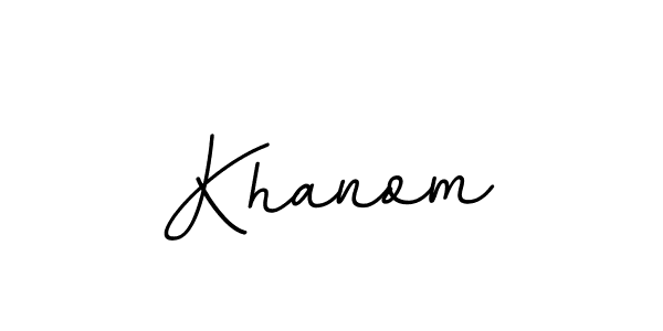 Khanom stylish signature style. Best Handwritten Sign (BallpointsItalic-DORy9) for my name. Handwritten Signature Collection Ideas for my name Khanom. Khanom signature style 11 images and pictures png