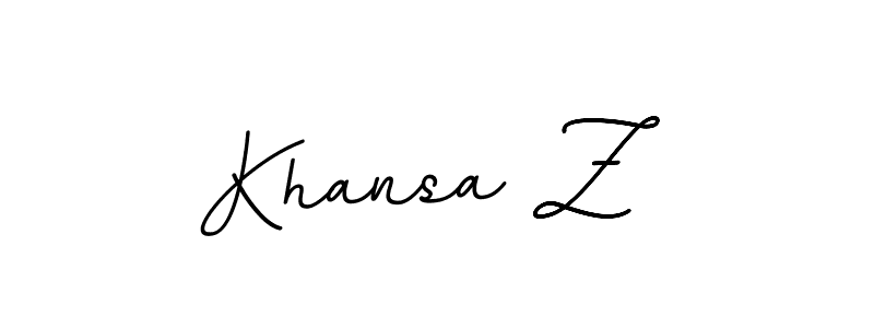 How to Draw Khansa Z signature style? BallpointsItalic-DORy9 is a latest design signature styles for name Khansa Z. Khansa Z signature style 11 images and pictures png