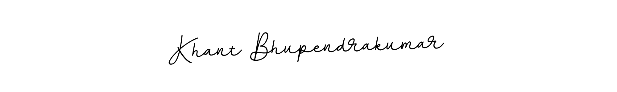 You should practise on your own different ways (BallpointsItalic-DORy9) to write your name (Khant Bhupendrakumar) in signature. don't let someone else do it for you. Khant Bhupendrakumar signature style 11 images and pictures png