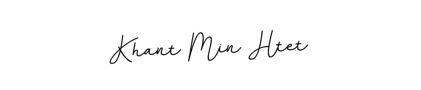 How to make Khant Min Htet name signature. Use BallpointsItalic-DORy9 style for creating short signs online. This is the latest handwritten sign. Khant Min Htet signature style 11 images and pictures png