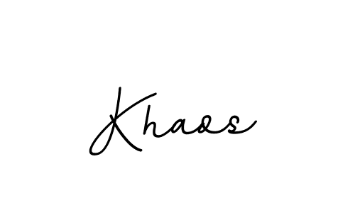 Create a beautiful signature design for name Khaos. With this signature (BallpointsItalic-DORy9) fonts, you can make a handwritten signature for free. Khaos signature style 11 images and pictures png