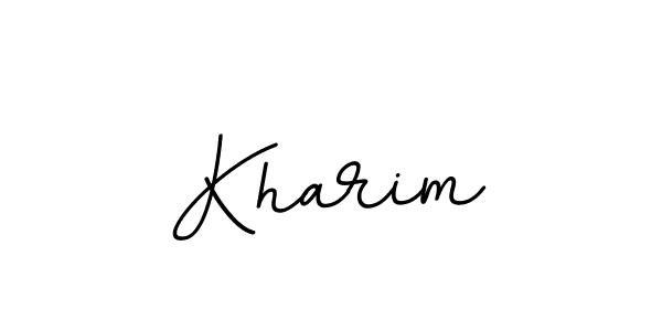 How to make Kharim name signature. Use BallpointsItalic-DORy9 style for creating short signs online. This is the latest handwritten sign. Kharim signature style 11 images and pictures png