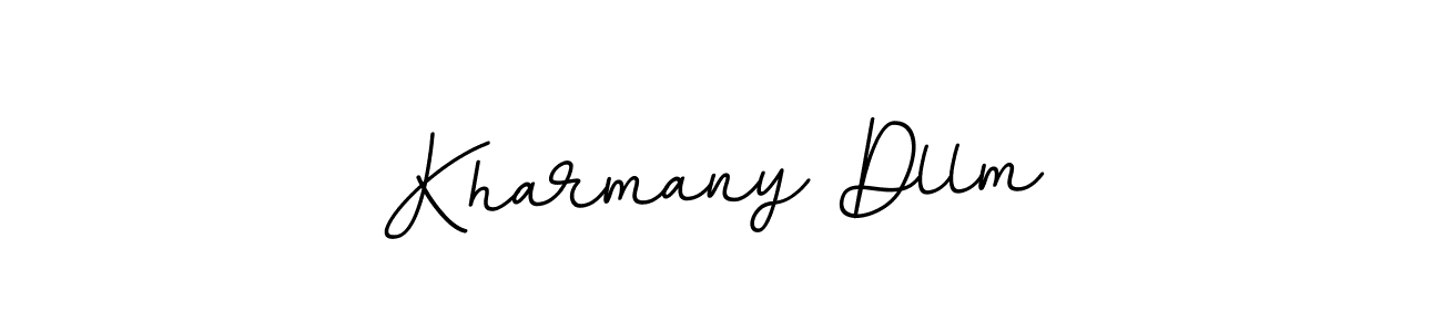 Create a beautiful signature design for name Kharmany Dllm. With this signature (BallpointsItalic-DORy9) fonts, you can make a handwritten signature for free. Kharmany Dllm signature style 11 images and pictures png