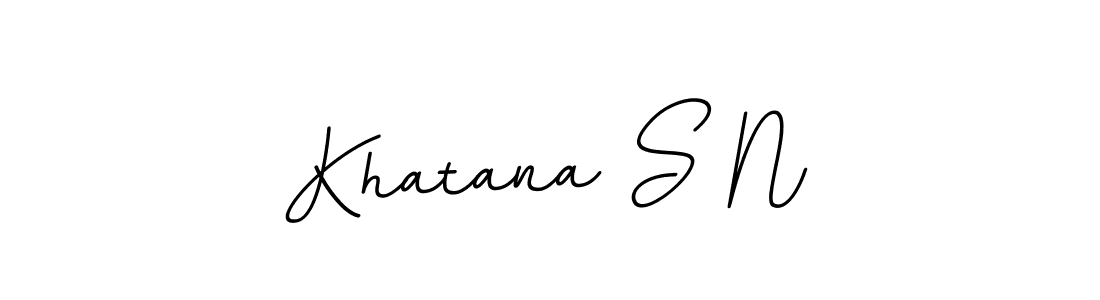 Here are the top 10 professional signature styles for the name Khatana S N. These are the best autograph styles you can use for your name. Khatana S N signature style 11 images and pictures png
