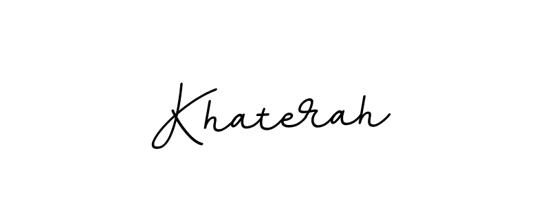 How to make Khaterah name signature. Use BallpointsItalic-DORy9 style for creating short signs online. This is the latest handwritten sign. Khaterah signature style 11 images and pictures png