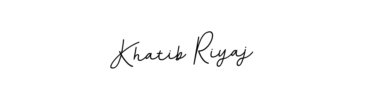 Also You can easily find your signature by using the search form. We will create Khatib Riyaj name handwritten signature images for you free of cost using BallpointsItalic-DORy9 sign style. Khatib Riyaj signature style 11 images and pictures png