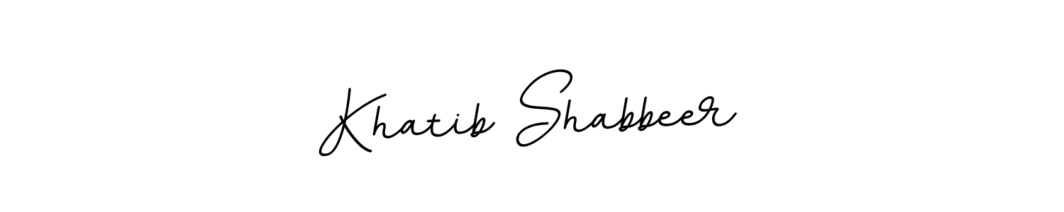 You can use this online signature creator to create a handwritten signature for the name Khatib Shabbeer. This is the best online autograph maker. Khatib Shabbeer signature style 11 images and pictures png