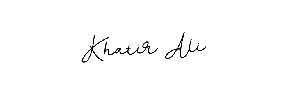 This is the best signature style for the Khatir Ali name. Also you like these signature font (BallpointsItalic-DORy9). Mix name signature. Khatir Ali signature style 11 images and pictures png