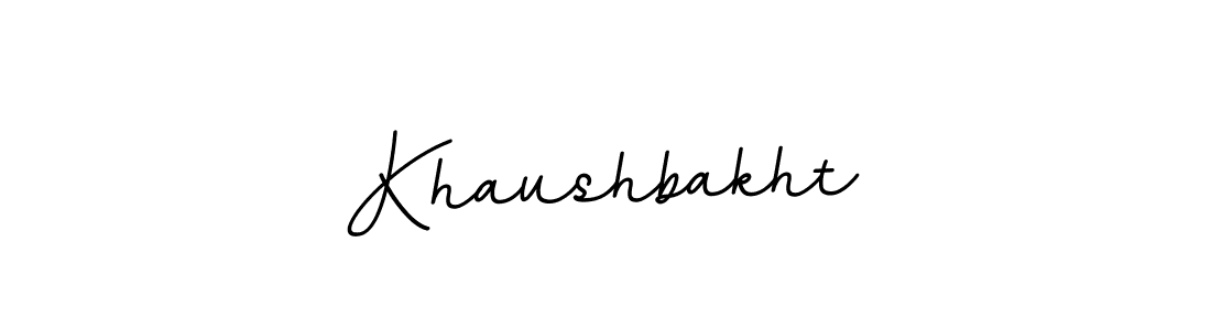 Here are the top 10 professional signature styles for the name Khaushbakht. These are the best autograph styles you can use for your name. Khaushbakht signature style 11 images and pictures png