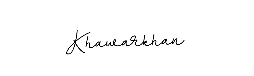 It looks lik you need a new signature style for name Khawarkhan. Design unique handwritten (BallpointsItalic-DORy9) signature with our free signature maker in just a few clicks. Khawarkhan signature style 11 images and pictures png