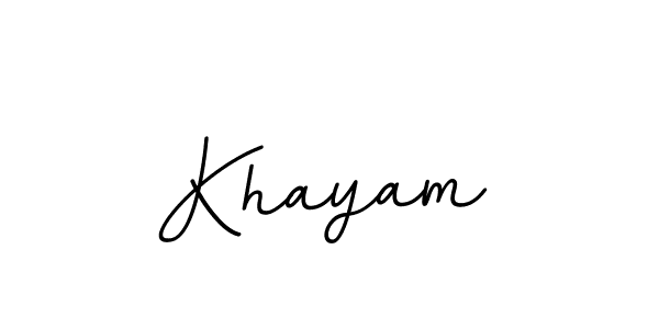 You should practise on your own different ways (BallpointsItalic-DORy9) to write your name (Khayam) in signature. don't let someone else do it for you. Khayam signature style 11 images and pictures png