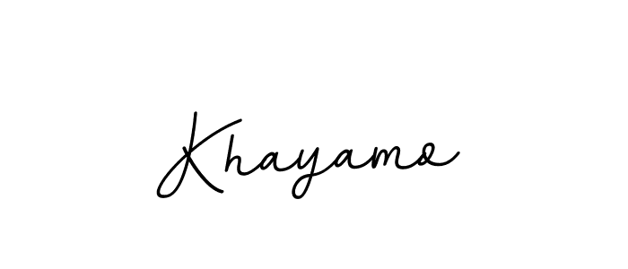 Also You can easily find your signature by using the search form. We will create Khayamo name handwritten signature images for you free of cost using BallpointsItalic-DORy9 sign style. Khayamo signature style 11 images and pictures png