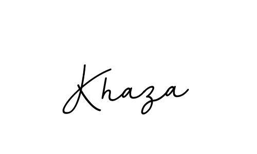 How to make Khaza name signature. Use BallpointsItalic-DORy9 style for creating short signs online. This is the latest handwritten sign. Khaza signature style 11 images and pictures png