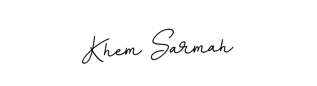 This is the best signature style for the Khem Sarmah name. Also you like these signature font (BallpointsItalic-DORy9). Mix name signature. Khem Sarmah signature style 11 images and pictures png