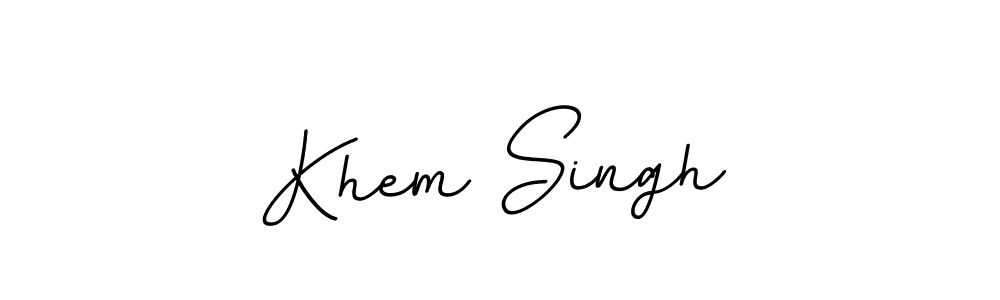 BallpointsItalic-DORy9 is a professional signature style that is perfect for those who want to add a touch of class to their signature. It is also a great choice for those who want to make their signature more unique. Get Khem Singh name to fancy signature for free. Khem Singh signature style 11 images and pictures png