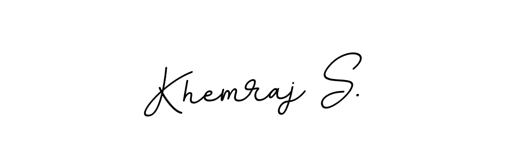 This is the best signature style for the Khemraj S. name. Also you like these signature font (BallpointsItalic-DORy9). Mix name signature. Khemraj S. signature style 11 images and pictures png