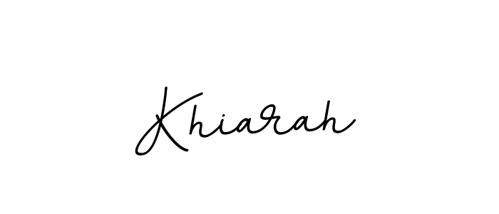 Design your own signature with our free online signature maker. With this signature software, you can create a handwritten (BallpointsItalic-DORy9) signature for name Khiarah. Khiarah signature style 11 images and pictures png