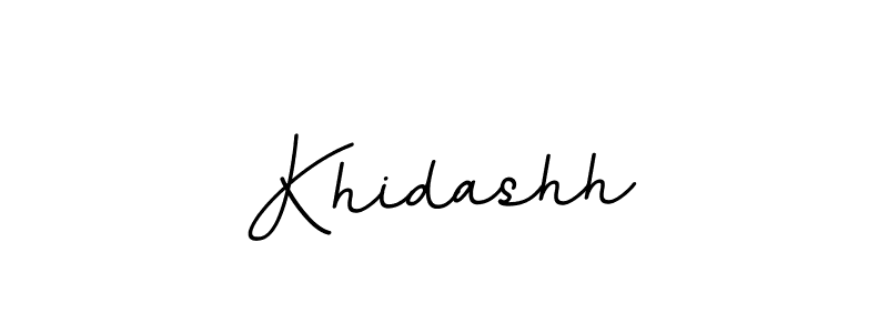 How to make Khidashh signature? BallpointsItalic-DORy9 is a professional autograph style. Create handwritten signature for Khidashh name. Khidashh signature style 11 images and pictures png