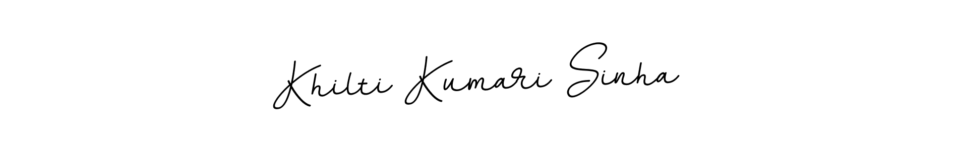 Also we have Khilti Kumari Sinha name is the best signature style. Create professional handwritten signature collection using BallpointsItalic-DORy9 autograph style. Khilti Kumari Sinha signature style 11 images and pictures png