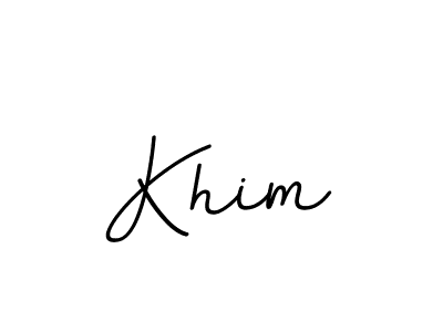 You should practise on your own different ways (BallpointsItalic-DORy9) to write your name (Khim) in signature. don't let someone else do it for you. Khim signature style 11 images and pictures png
