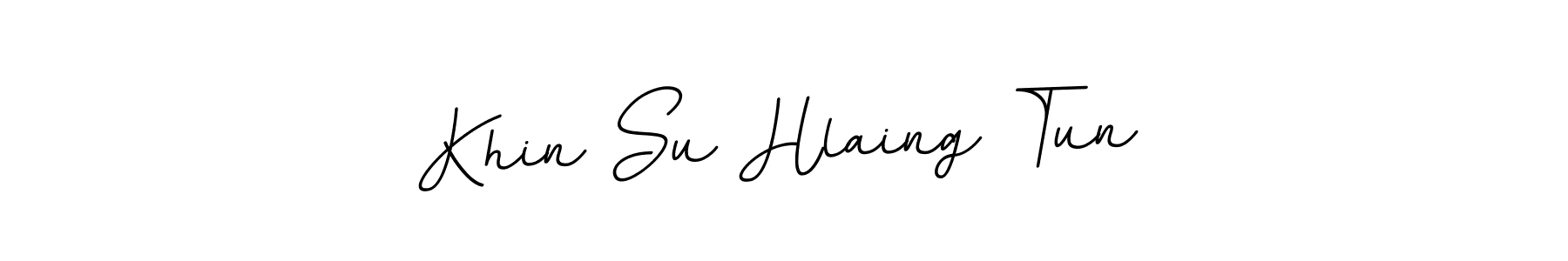 Khin Su Hlaing Tun stylish signature style. Best Handwritten Sign (BallpointsItalic-DORy9) for my name. Handwritten Signature Collection Ideas for my name Khin Su Hlaing Tun. Khin Su Hlaing Tun signature style 11 images and pictures png