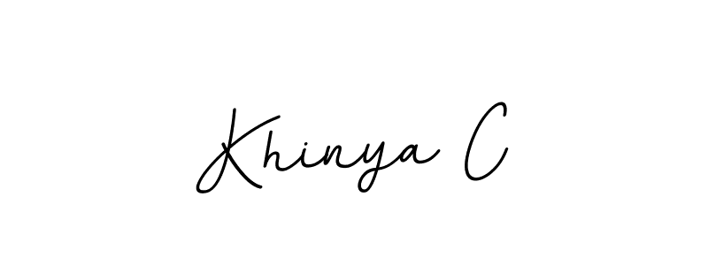 How to make Khinya C signature? BallpointsItalic-DORy9 is a professional autograph style. Create handwritten signature for Khinya C name. Khinya C signature style 11 images and pictures png