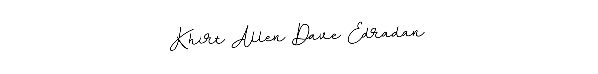 Also You can easily find your signature by using the search form. We will create Khirt Allen Dave Edradan name handwritten signature images for you free of cost using BallpointsItalic-DORy9 sign style. Khirt Allen Dave Edradan signature style 11 images and pictures png