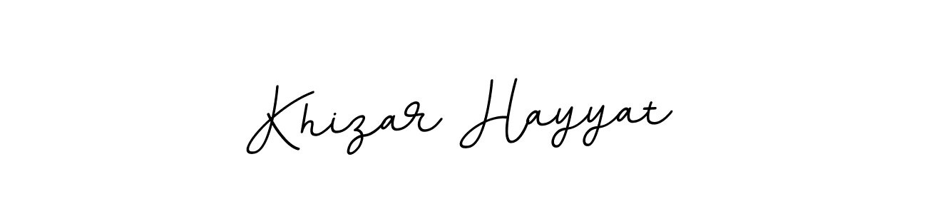 if you are searching for the best signature style for your name Khizar Hayyat. so please give up your signature search. here we have designed multiple signature styles  using BallpointsItalic-DORy9. Khizar Hayyat signature style 11 images and pictures png