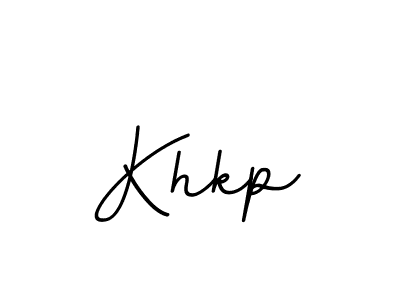 Design your own signature with our free online signature maker. With this signature software, you can create a handwritten (BallpointsItalic-DORy9) signature for name Khkp. Khkp signature style 11 images and pictures png