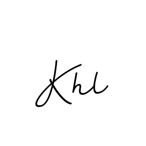 Use a signature maker to create a handwritten signature online. With this signature software, you can design (BallpointsItalic-DORy9) your own signature for name Khl. Khl signature style 11 images and pictures png