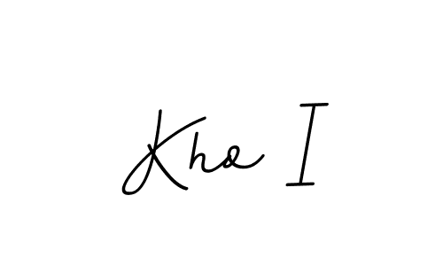 Kho I stylish signature style. Best Handwritten Sign (BallpointsItalic-DORy9) for my name. Handwritten Signature Collection Ideas for my name Kho I. Kho I signature style 11 images and pictures png