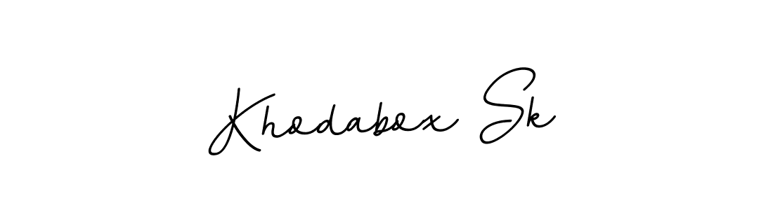Also we have Khodabox Sk name is the best signature style. Create professional handwritten signature collection using BallpointsItalic-DORy9 autograph style. Khodabox Sk signature style 11 images and pictures png