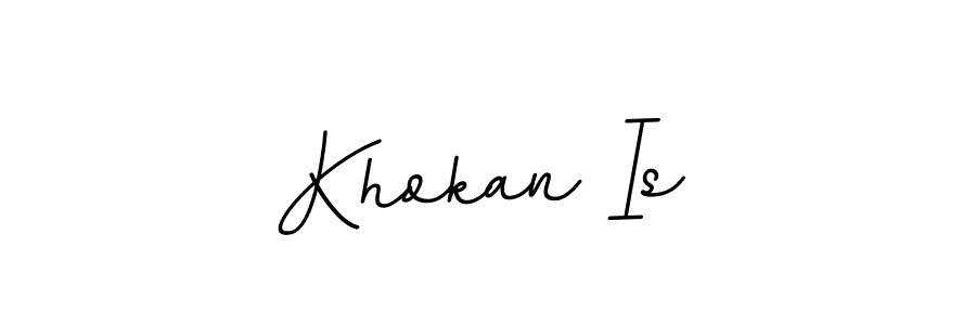 You can use this online signature creator to create a handwritten signature for the name Khokan Is. This is the best online autograph maker. Khokan Is signature style 11 images and pictures png