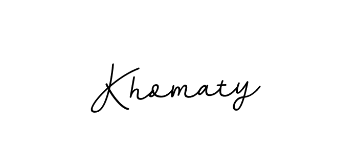 How to make Khomaty signature? BallpointsItalic-DORy9 is a professional autograph style. Create handwritten signature for Khomaty name. Khomaty signature style 11 images and pictures png