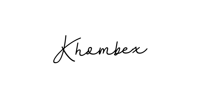 It looks lik you need a new signature style for name Khombex. Design unique handwritten (BallpointsItalic-DORy9) signature with our free signature maker in just a few clicks. Khombex signature style 11 images and pictures png
