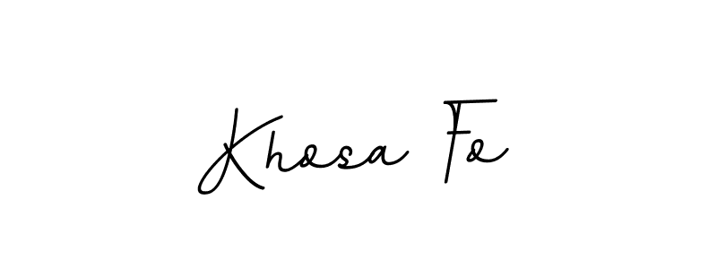 Khosa Fo stylish signature style. Best Handwritten Sign (BallpointsItalic-DORy9) for my name. Handwritten Signature Collection Ideas for my name Khosa Fo. Khosa Fo signature style 11 images and pictures png