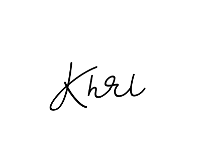 Make a beautiful signature design for name Khrl. Use this online signature maker to create a handwritten signature for free. Khrl signature style 11 images and pictures png