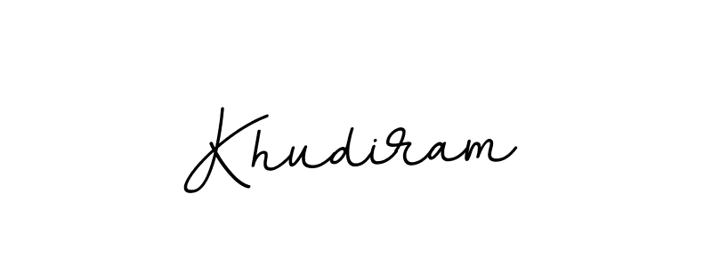 How to make Khudiram name signature. Use BallpointsItalic-DORy9 style for creating short signs online. This is the latest handwritten sign. Khudiram signature style 11 images and pictures png