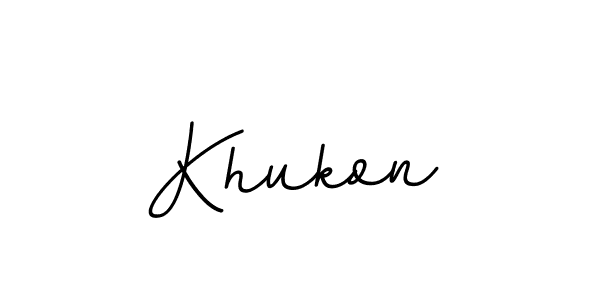 Design your own signature with our free online signature maker. With this signature software, you can create a handwritten (BallpointsItalic-DORy9) signature for name Khukon. Khukon signature style 11 images and pictures png