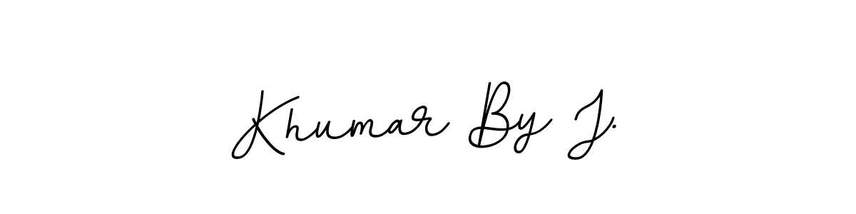 Also You can easily find your signature by using the search form. We will create Khumar By J. name handwritten signature images for you free of cost using BallpointsItalic-DORy9 sign style. Khumar By J. signature style 11 images and pictures png