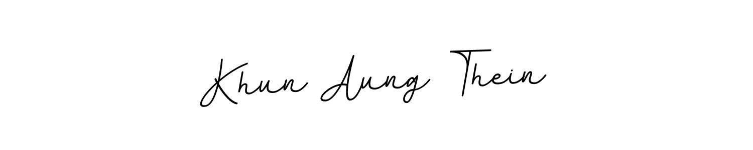 The best way (BallpointsItalic-DORy9) to make a short signature is to pick only two or three words in your name. The name Khun Aung Thein include a total of six letters. For converting this name. Khun Aung Thein signature style 11 images and pictures png