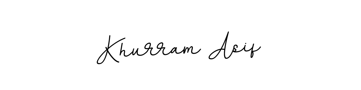 Khurram Asif stylish signature style. Best Handwritten Sign (BallpointsItalic-DORy9) for my name. Handwritten Signature Collection Ideas for my name Khurram Asif. Khurram Asif signature style 11 images and pictures png