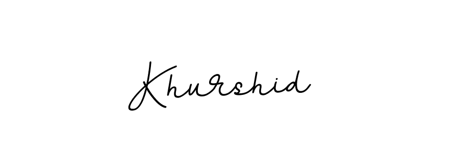 Also we have Khurshid  name is the best signature style. Create professional handwritten signature collection using BallpointsItalic-DORy9 autograph style. Khurshid  signature style 11 images and pictures png