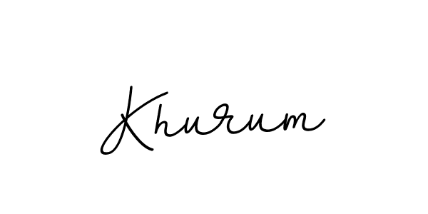 Create a beautiful signature design for name Khurum. With this signature (BallpointsItalic-DORy9) fonts, you can make a handwritten signature for free. Khurum signature style 11 images and pictures png